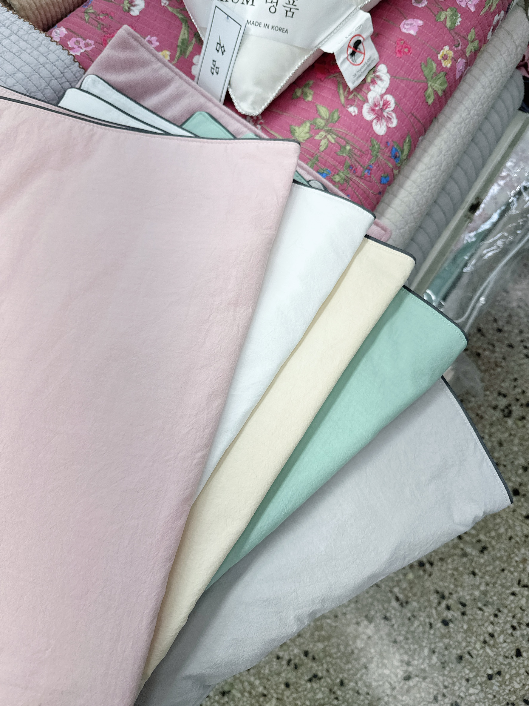 A06.糖果色水洗棉枕頭套(單入)