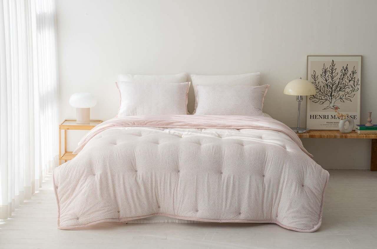 A39.雅緻小碎花單面絨毛雙人被Q