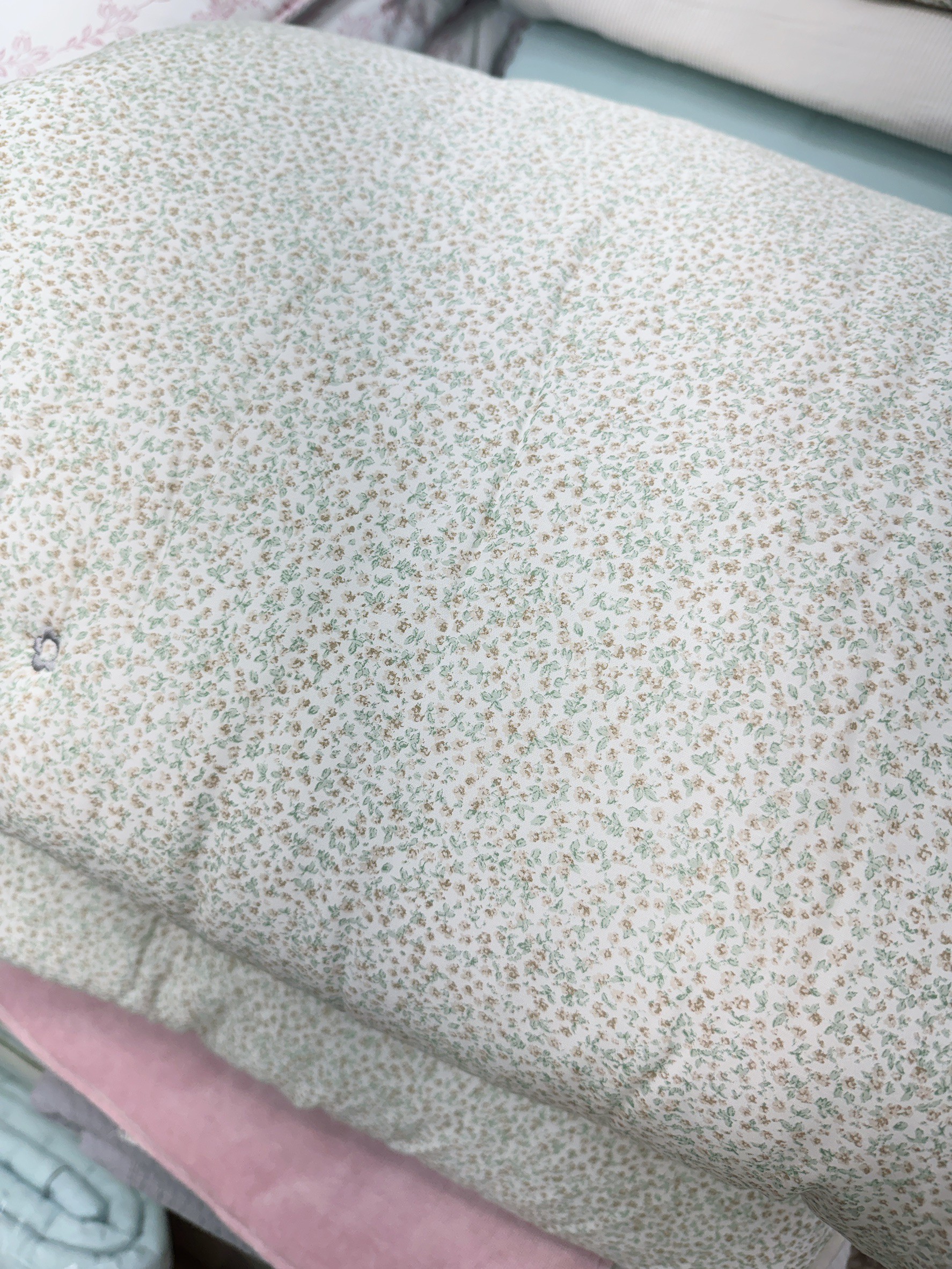 A38.雅緻小碎花單面絨毛單人被S