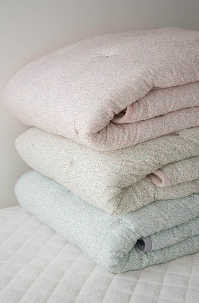 A38.雅緻小碎花單面絨毛單人被S