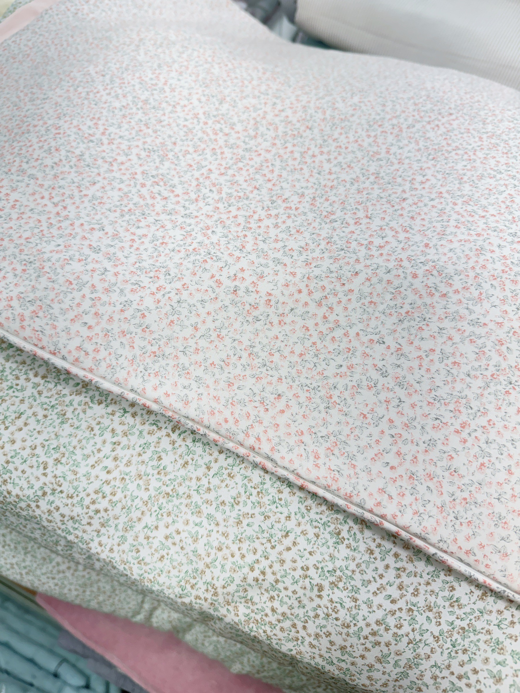 A38.雅緻小碎花單面絨毛單人被S