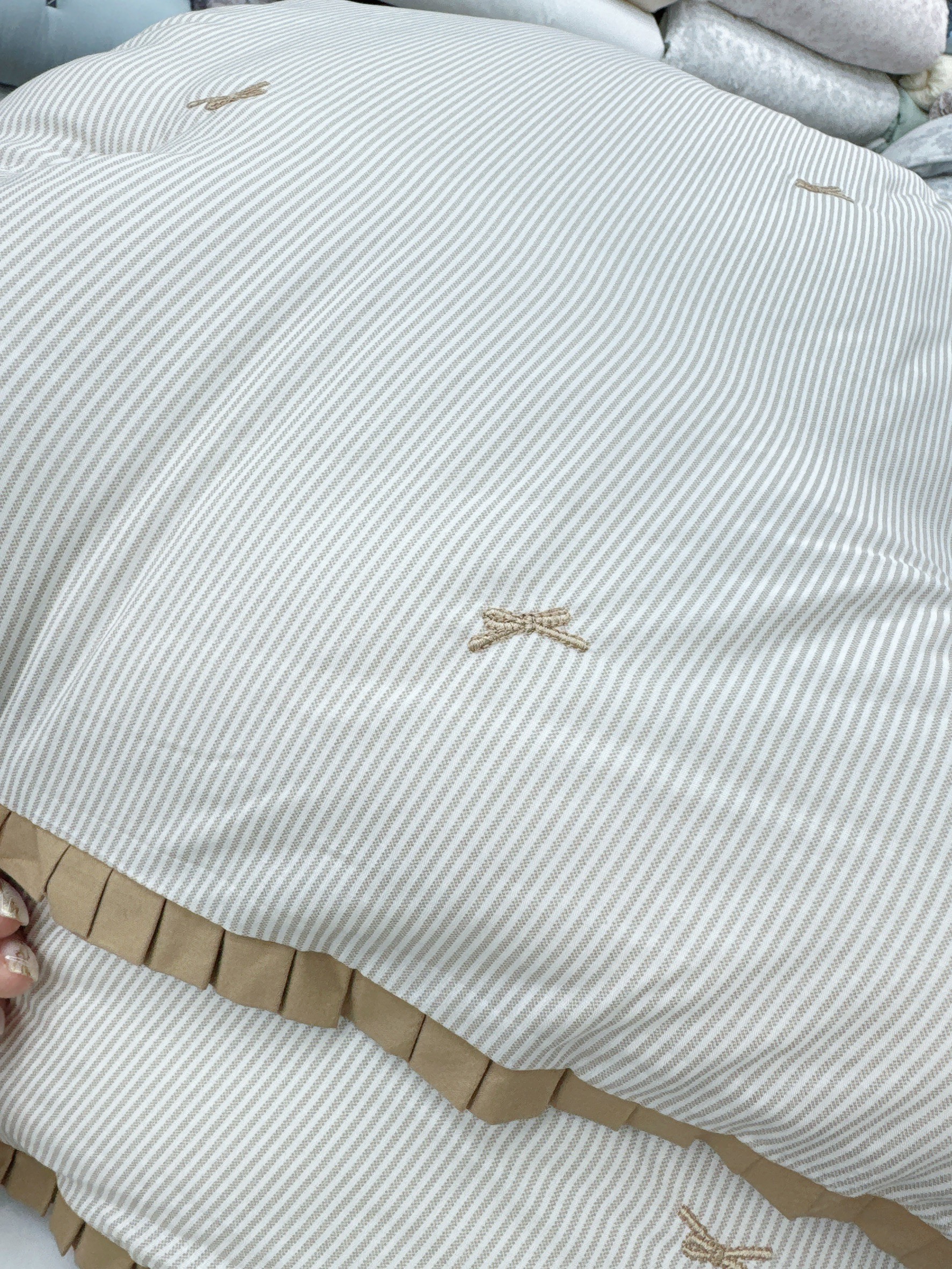 A36.法式蝴蝶刺繡雙人被Q