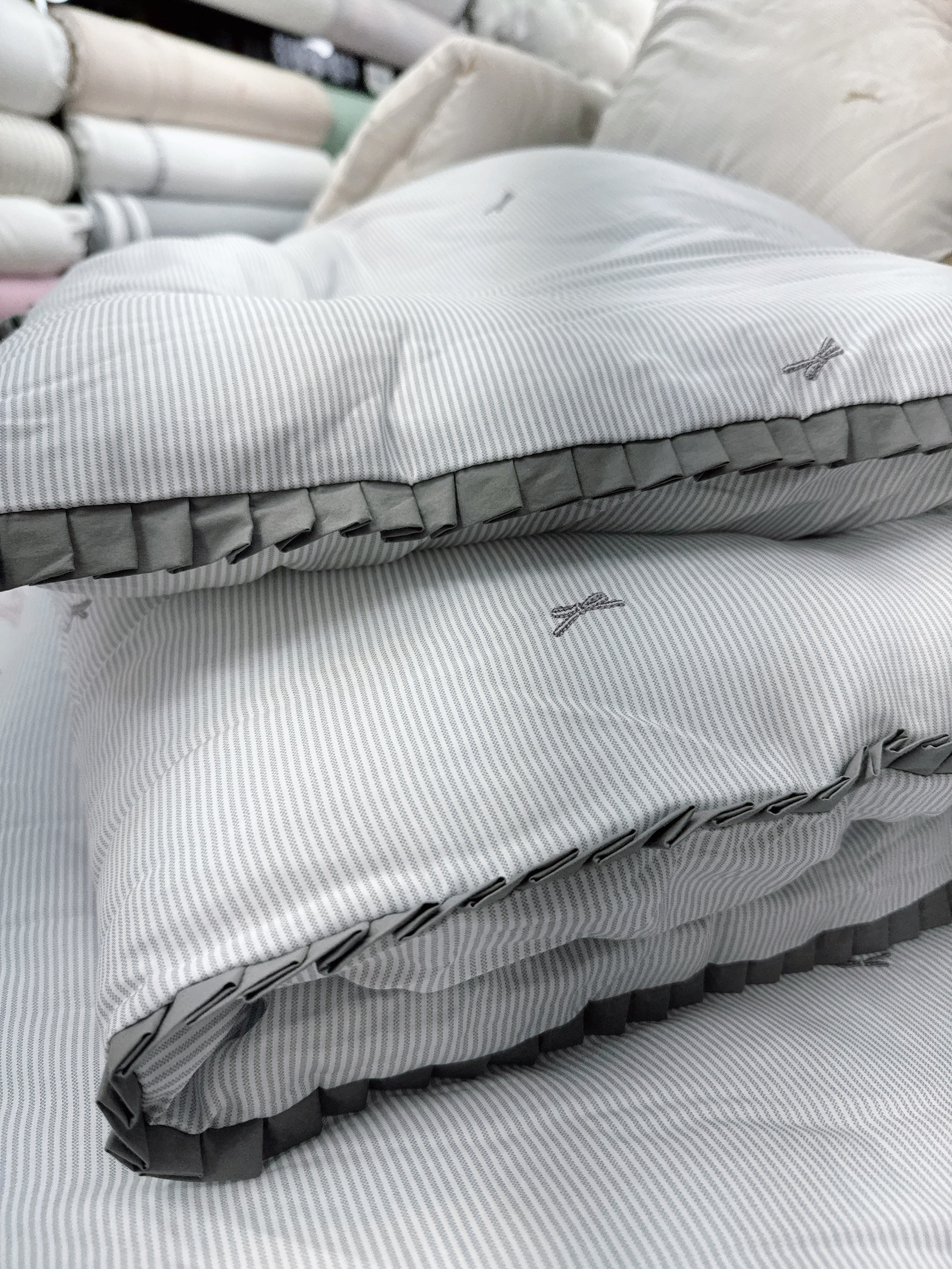 A36.法式蝴蝶刺繡雙人被Q