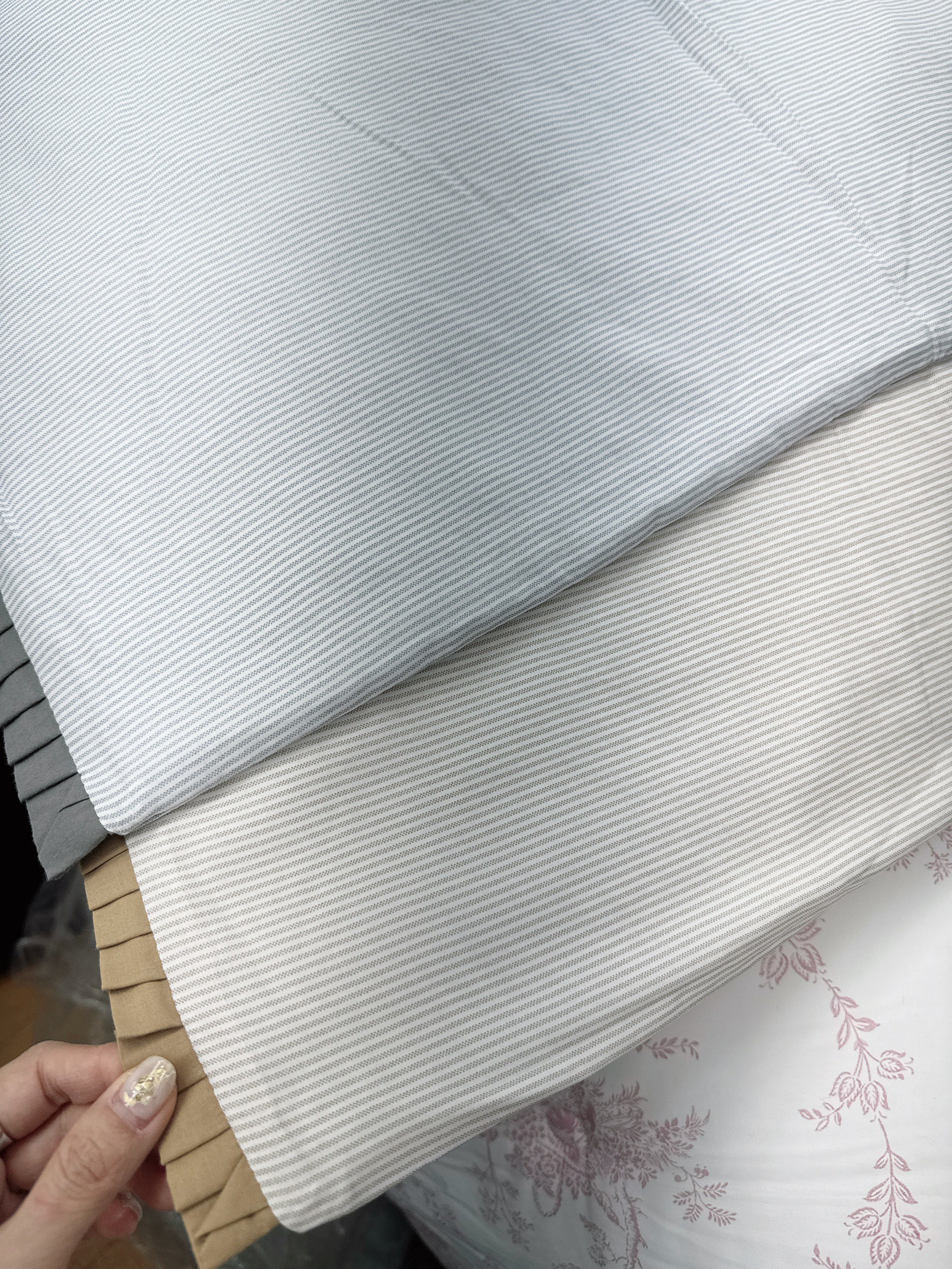 A34.法式蝴蝶刺繡枕頭套(單入)