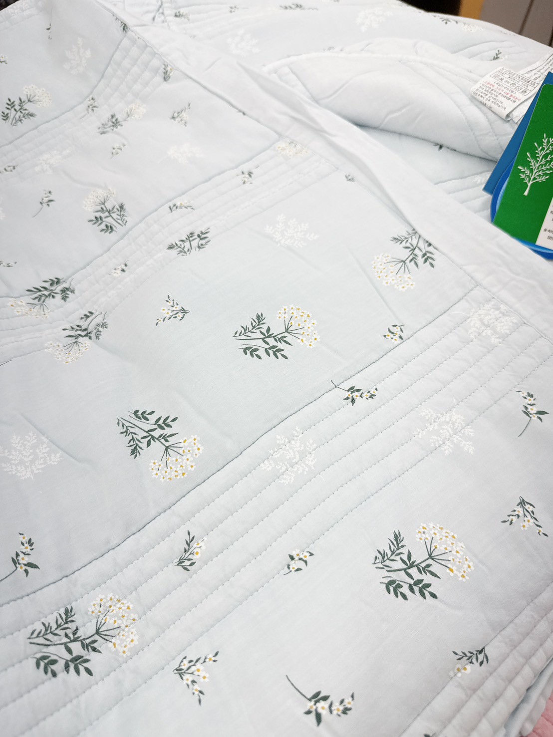 B42.清甜花草韓國雙人被Q