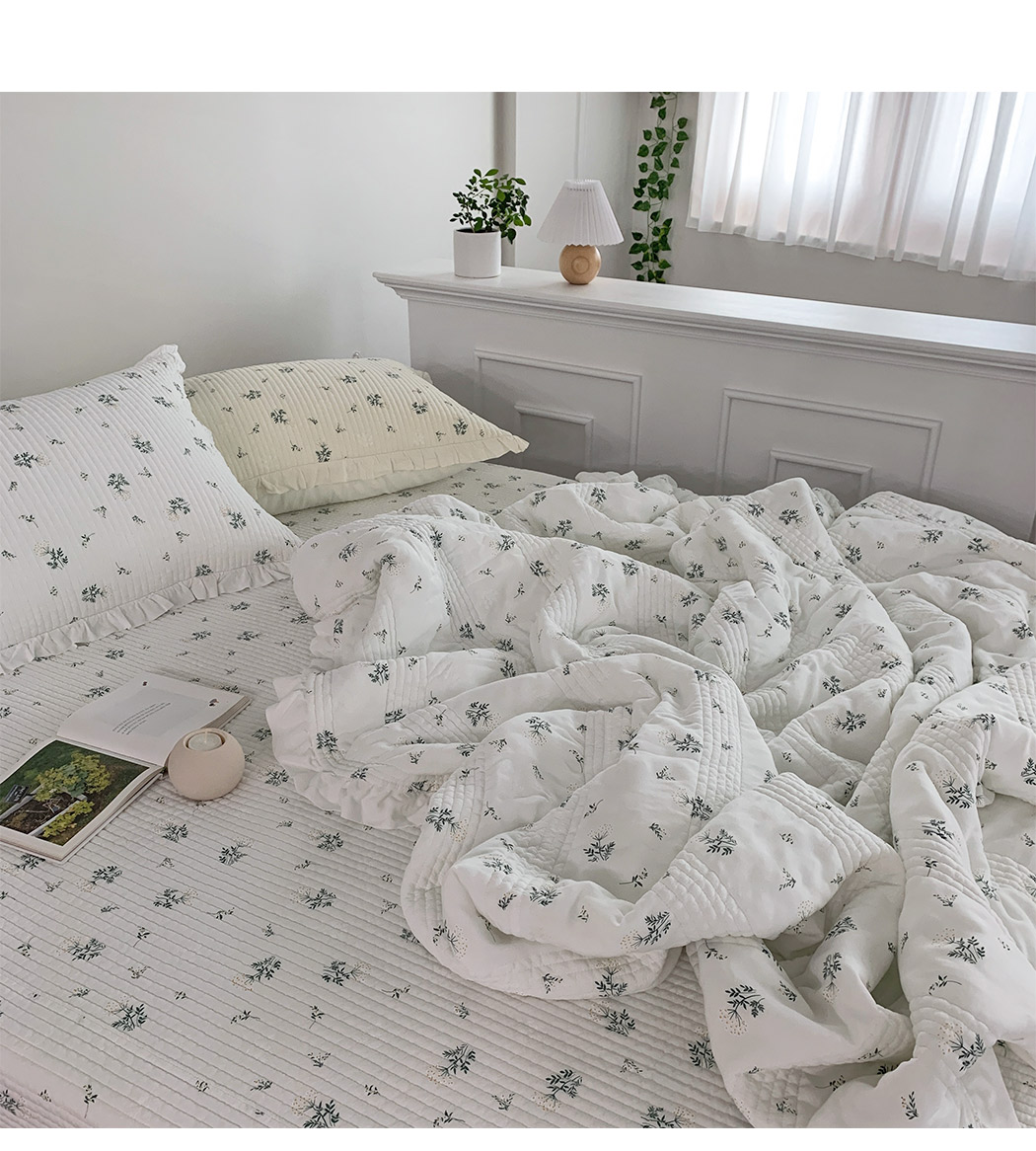 B41.清甜花草韓國單人被S