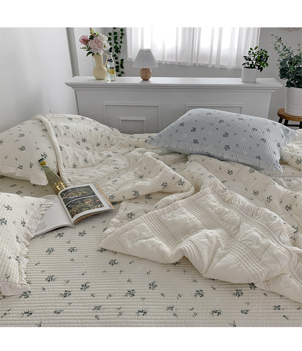 B41.清甜花草韓國單人被S