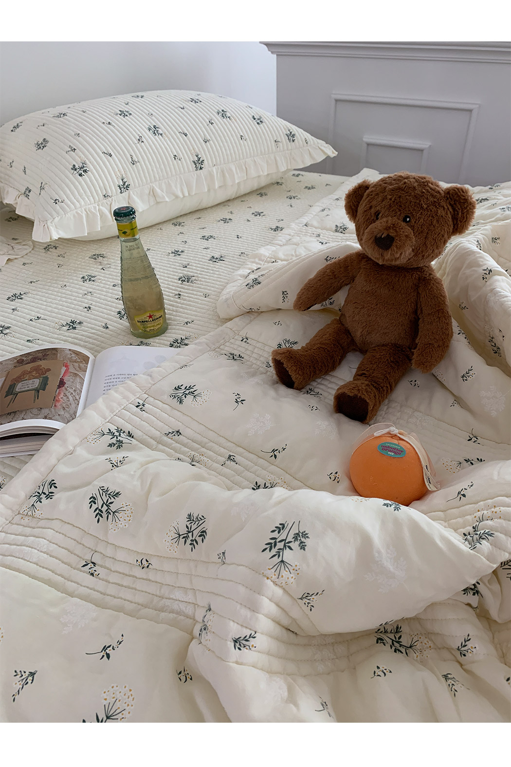 B40.清甜花草韓國枕頭套(單入)