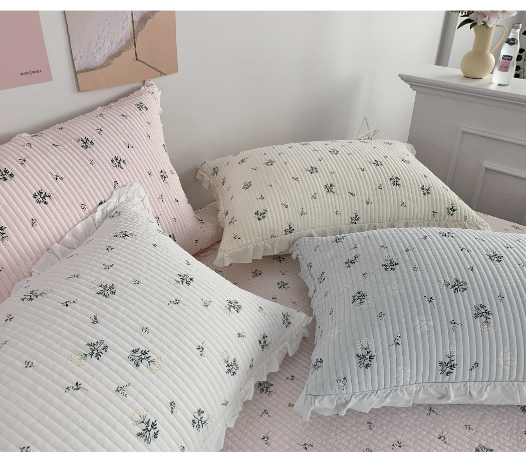 B40.清甜花草韓國枕頭套(單入)