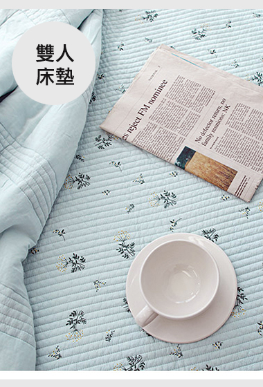 B39.清甜花草韓國雙人床墊Q