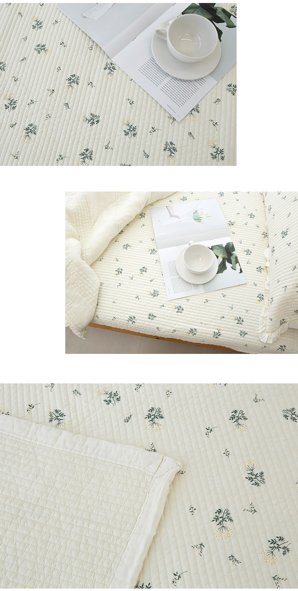 B39.清甜花草韓國雙人床墊Q