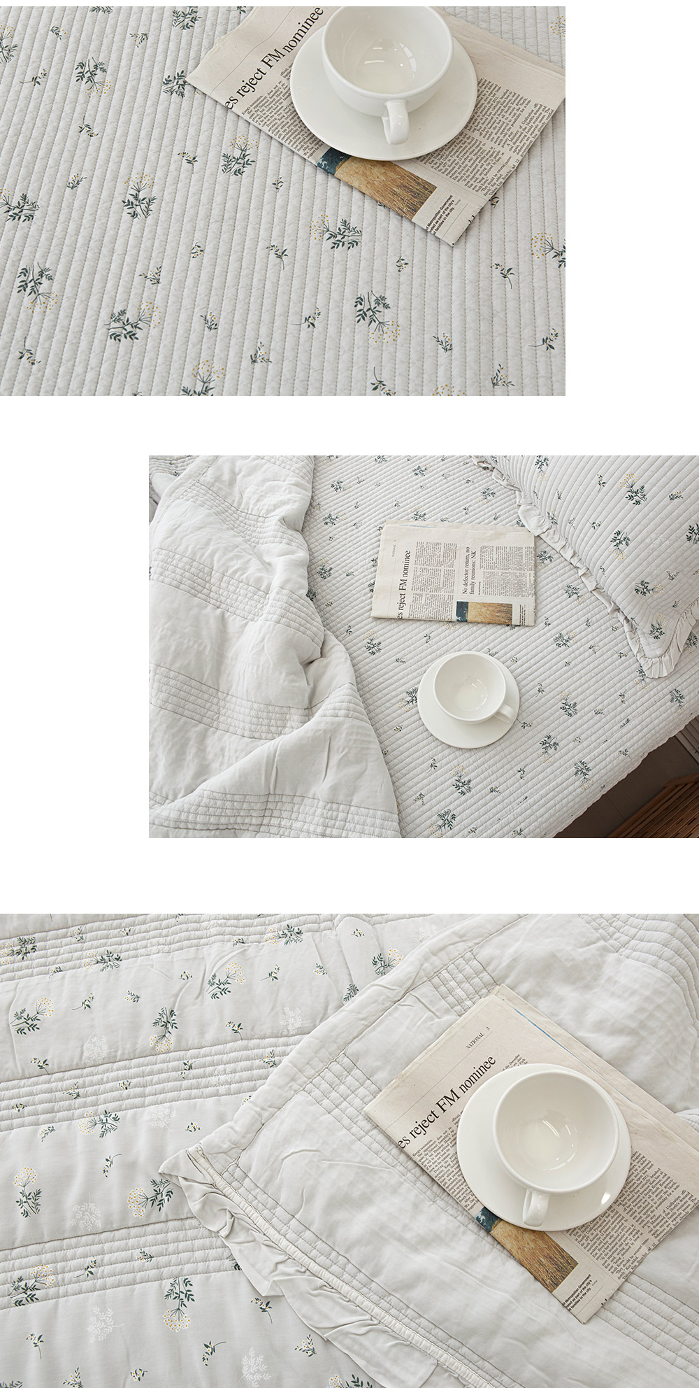 B38.清甜花草韓國單人床墊S