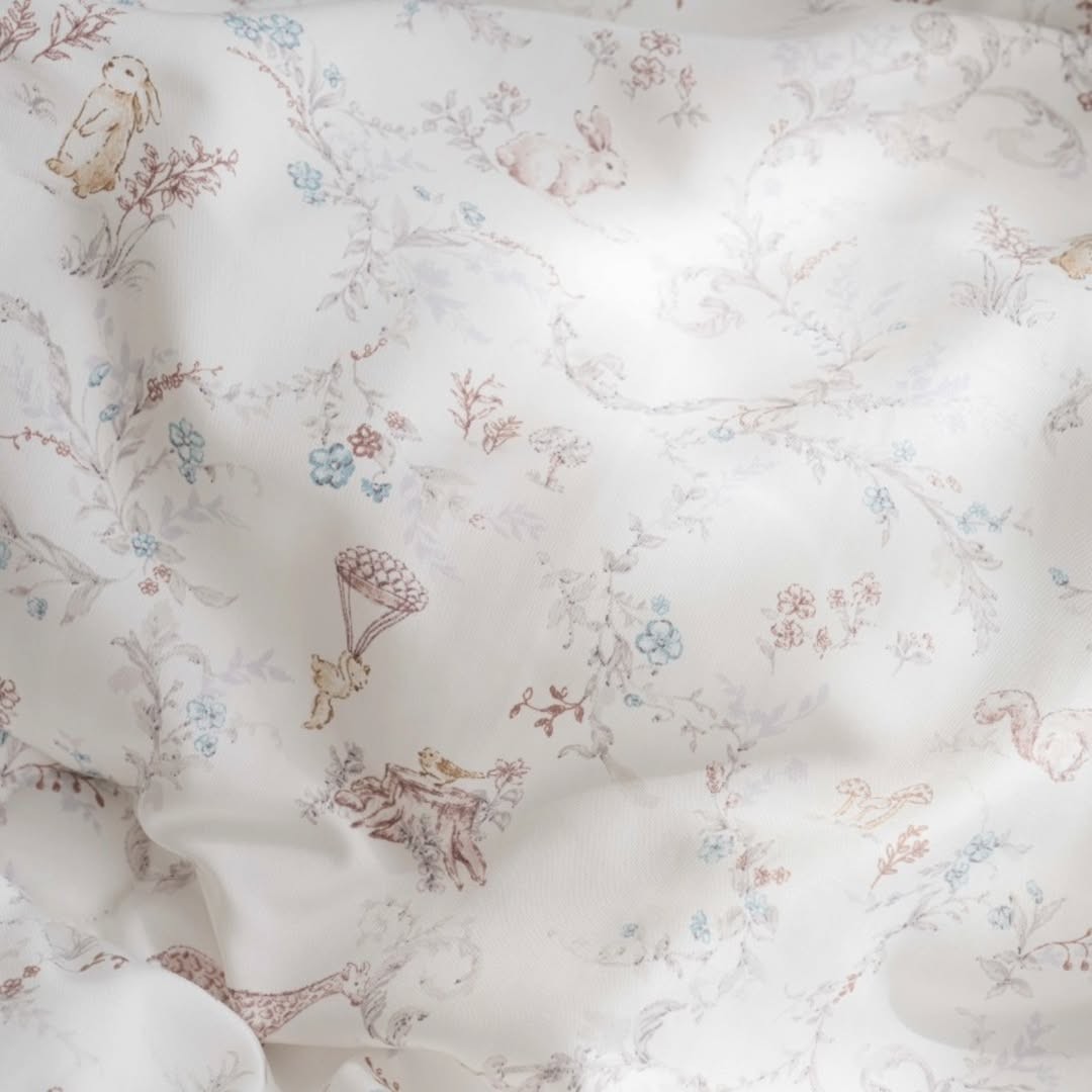 B33.童話長頸鹿小動物韓國單人被S