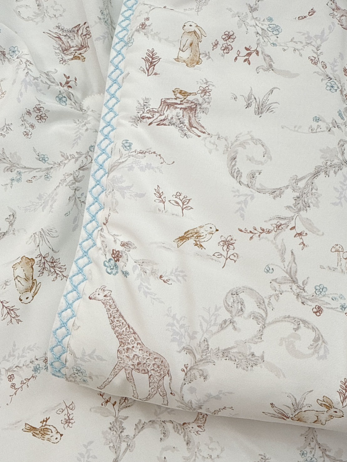 B33.童話長頸鹿小動物韓國單人被S