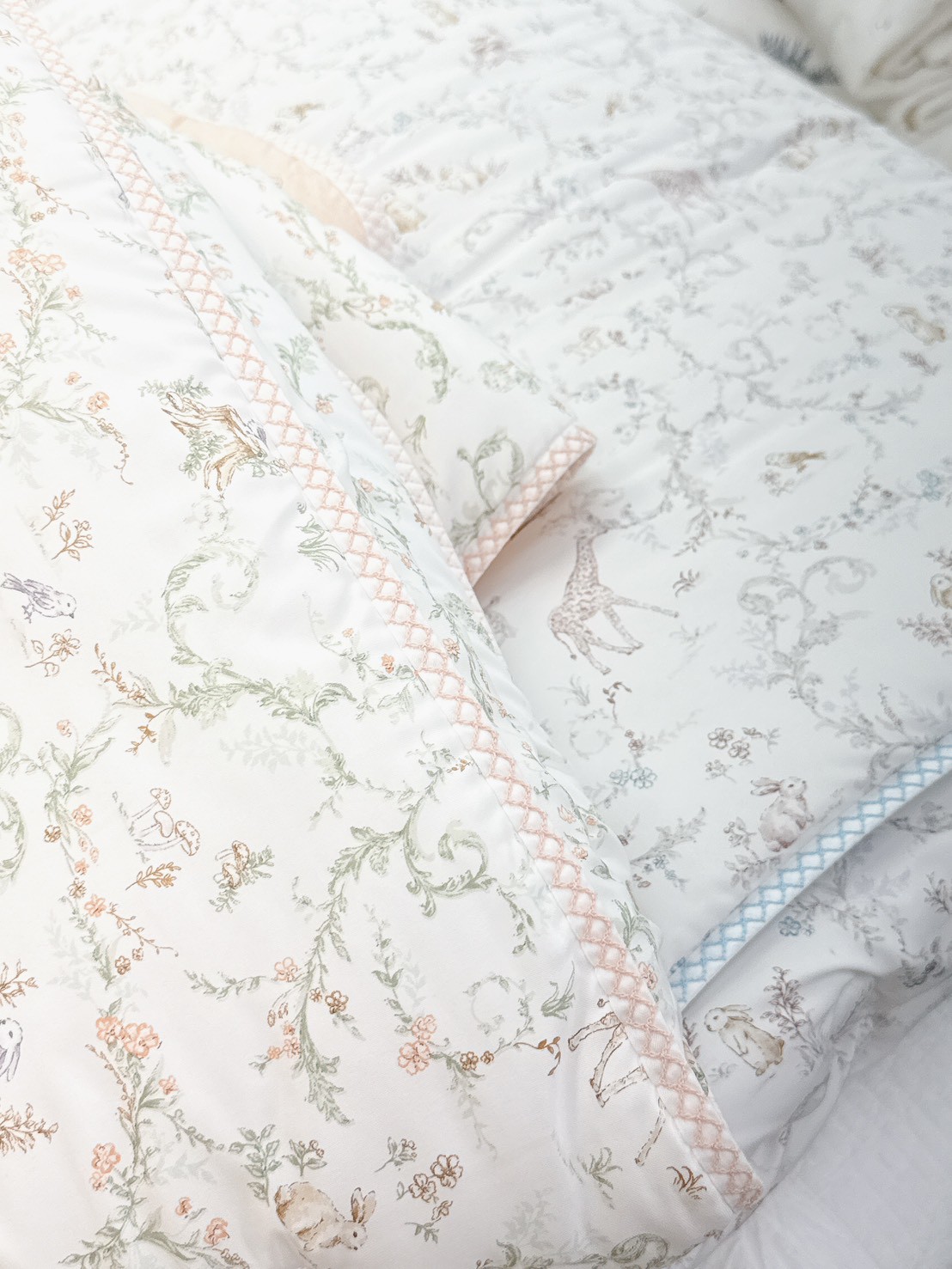 B33.童話長頸鹿小動物韓國單人被S