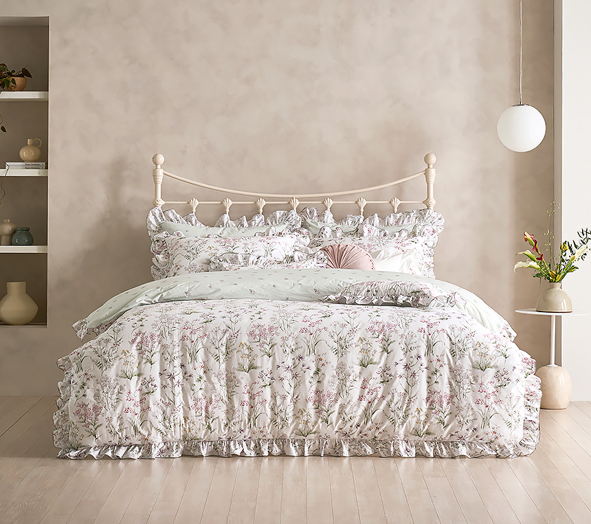 B24.Laura Ashley典雅花園雙人加大被K