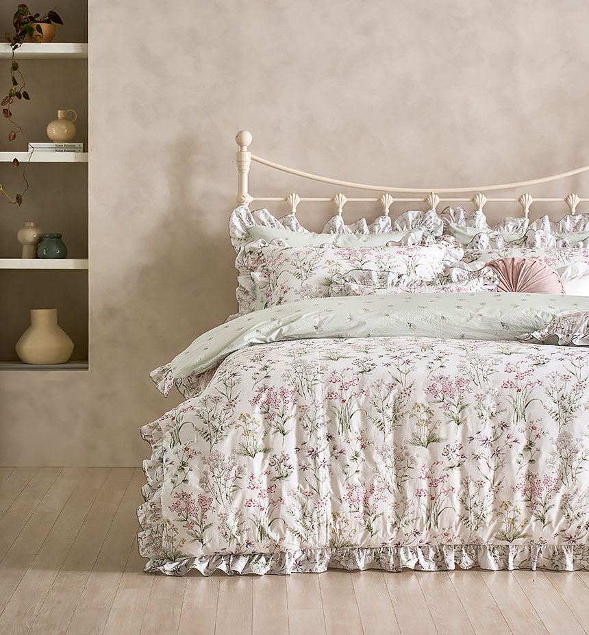 B24.Laura Ashley典雅花園雙人加大被K