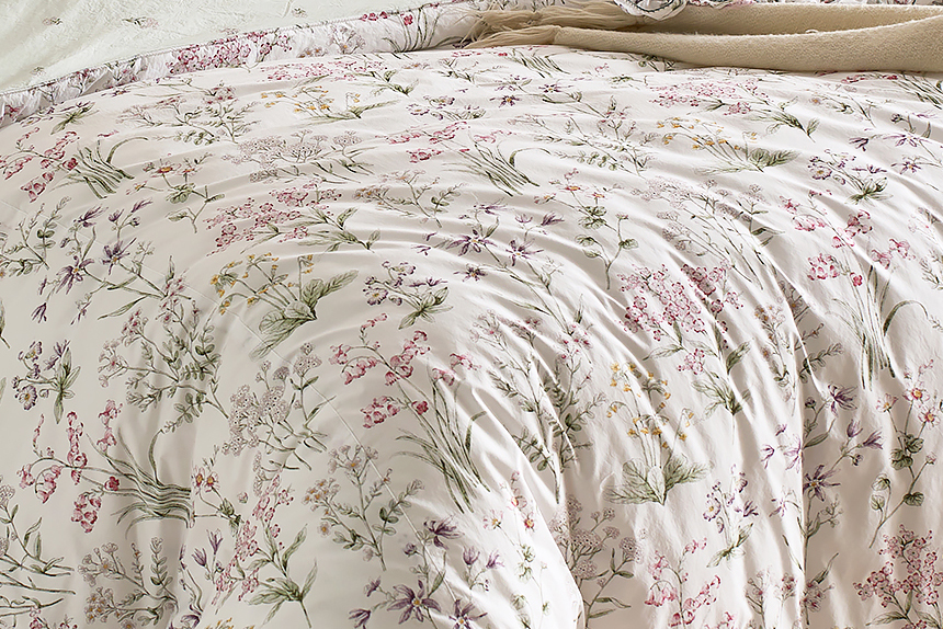 B23.Laura Ashley典雅花園雙人被Q