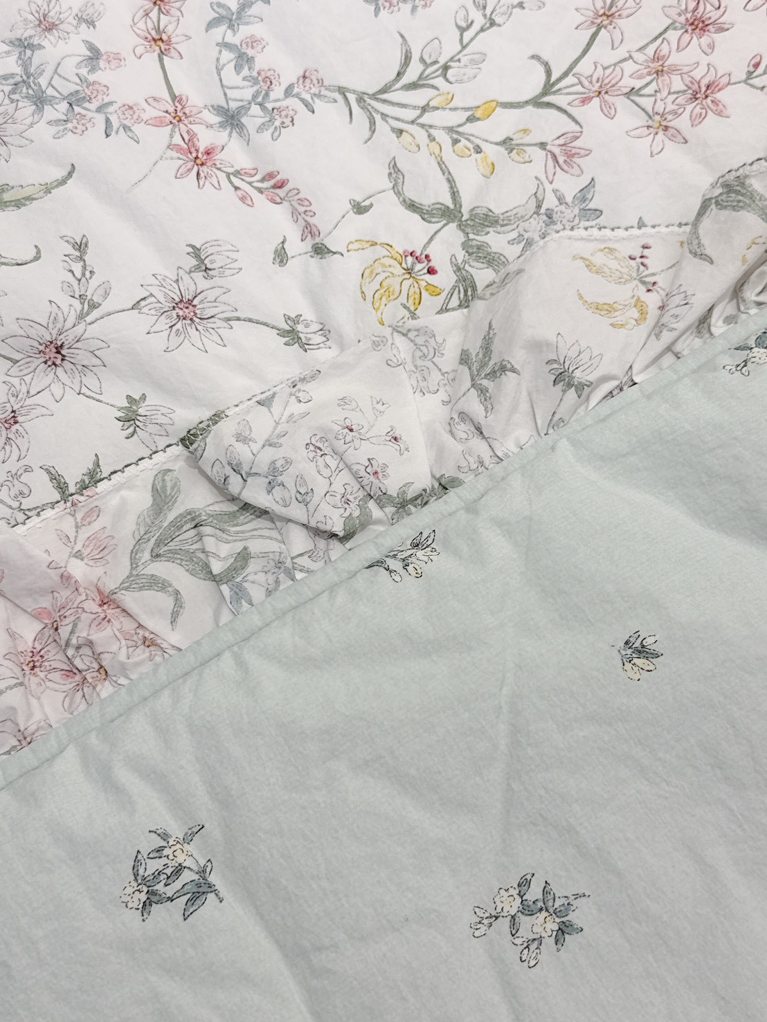 B23.Laura Ashley典雅花園雙人被Q