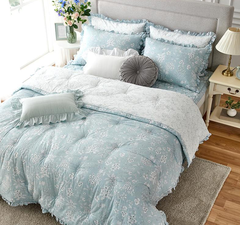 B17.Laura Ashley沉靜花園雙人被Q