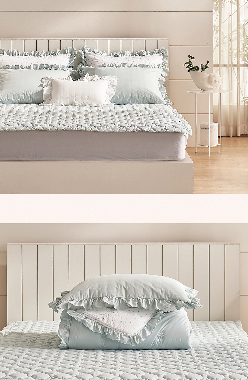 B08.Laura Ashley新清小花雙人被Q