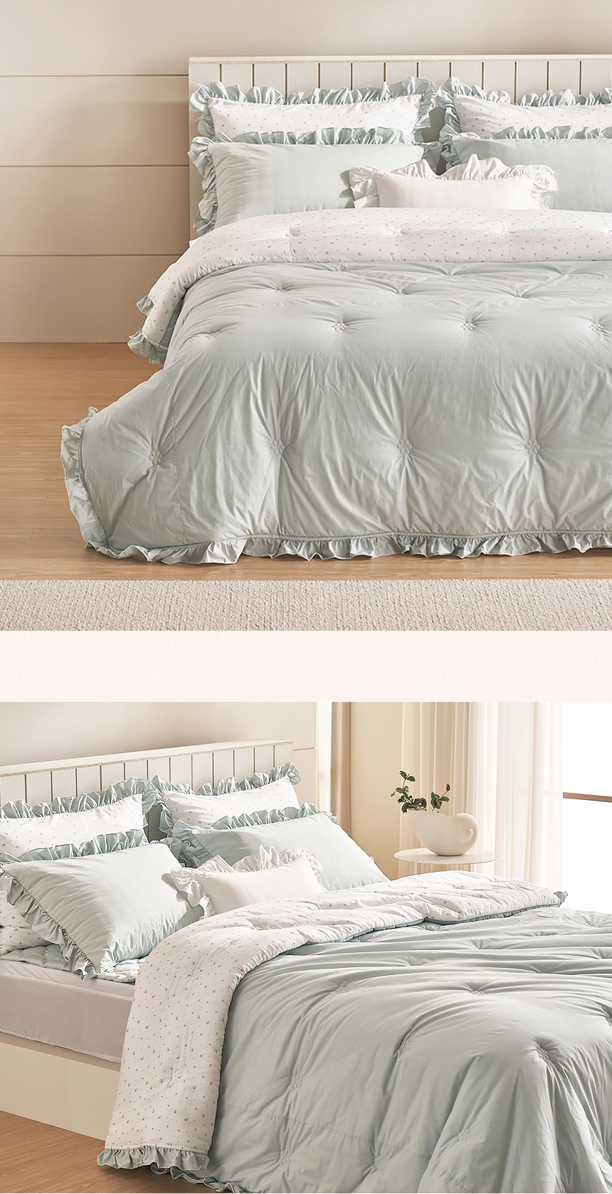 B07.Laura Ashley新清小花單人被S