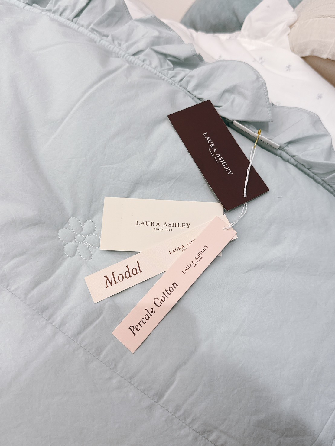 B07.Laura Ashley新清小花單人被S