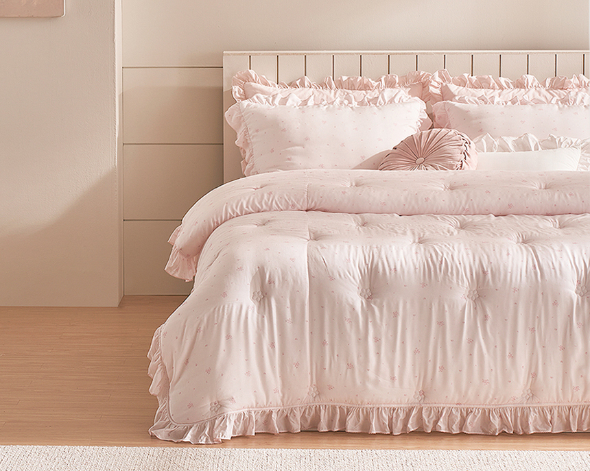 B05.Laura Ashley溫柔小花雙人被Q