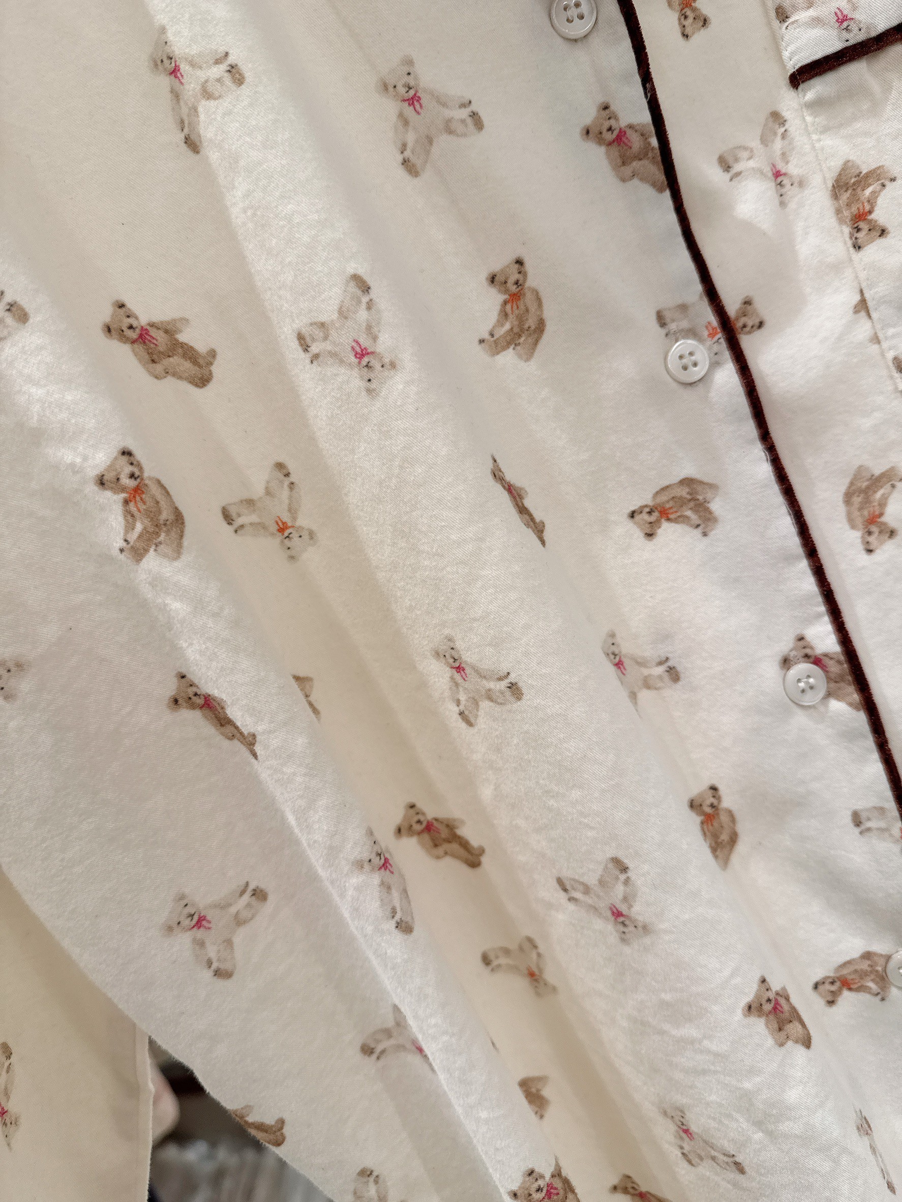 B87.俏皮小熊熊睡衣組(上衣+長褲)