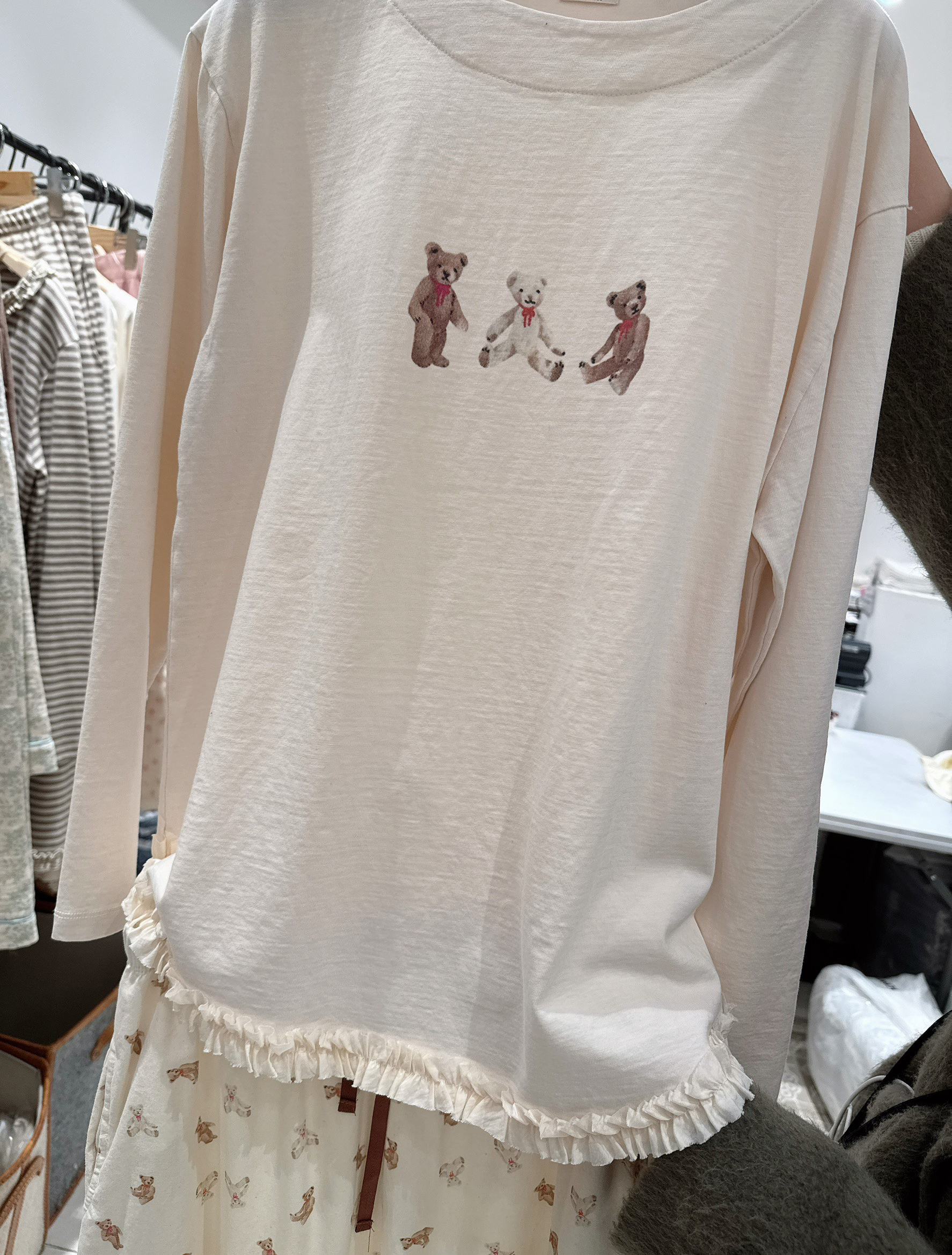 B86.可愛三隻小熊睡衣組(上衣+長褲